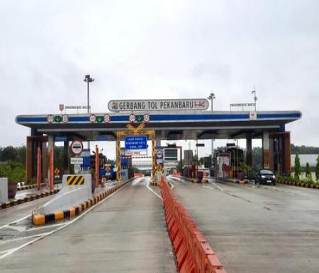 Gerbang Tol Pekanbaru - Dumai. (Foto: Istimewa)