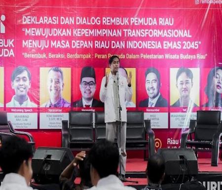 Dikenal Vokal Suarakan Generasi Muda, Rembuk Pemuda Riau Minta Gerindra Tolak Pengunduran Diri Saraswati