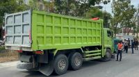Belasan truk ODOL bandel kena tilang di Pekanbaru (foto/tribunpku)