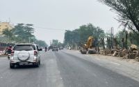 Pemprov Riau gesa pelebaran Jalan Sisingamangaraja, Pekanbaru.(foto: mcr)