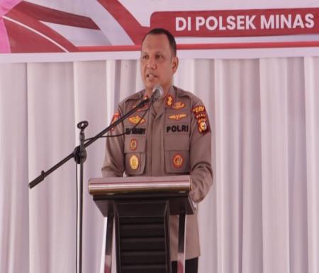 Kapolres Siak, AKBP Eka Ariandy Putra, M.Si (foto/diana)