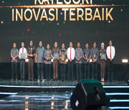 Siak berhasil mendapatkan juara 1 kategori Inovasi terbaik pada ajang Gakkumdu Award 2024 (foto/diana)