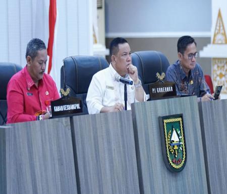 Pj Gubri, SF Hariyanto ikut rapat virtual bersama Mendagri, Tito Karnavian terkait Pilkada 2024 (foto/int)