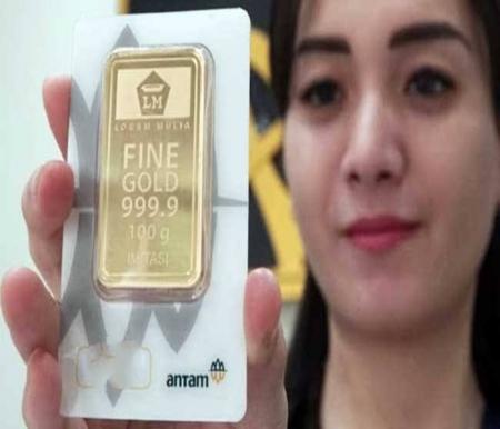 Ilustrasi harga emas Antam di Pekanbaru masih stagnan hari ini (foto/int)