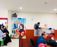 Suasana Pelayanan Rahn Gadai Emas di BRKS Arifin Ahmad, Pekanbaru.