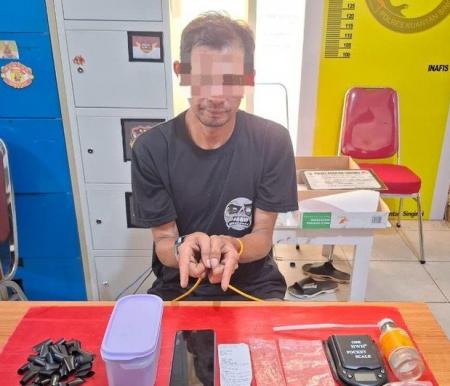 Polres Kuansing Ringkus Pengedar Sabu, 27 Paket Diamankan