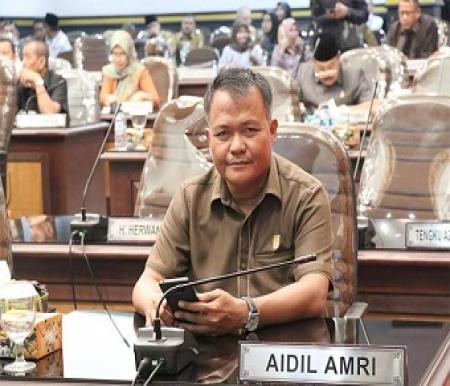 Ketua Komisi III DPRD Kota Pekanbaru, Aidil Amri (foto/int)