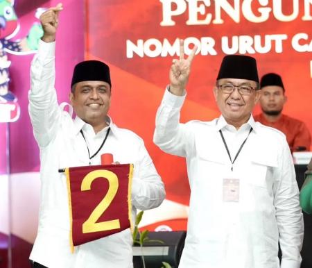 Pasangan calon nomor urut 2, Muhammad Nasir-Muhammad Wardan.