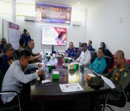 DPKP Dumai gelar Rakor pembentukan Relawan Damkar kelurahan se-Kota Dumai.(foto: bambang/halloriau.com)