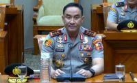 Komjen Suyudi menjalani fit and proper test sebagai calon tunggal Kapolri di DPR RI (foto/int)