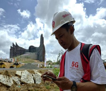 Telkomsel hadirkan jaringan 5G SA pertama di Indonesia.(foto: istimewa)