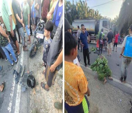 Dua Pelajar Tewas dalam Kecelakaan Tragis di Jalintim Pelalawan