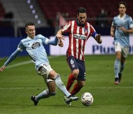 Atletico gagal meraih poin penuh di kandang sendiri. Foto: AFP/PIERRE-PHILIPPE MARCOU