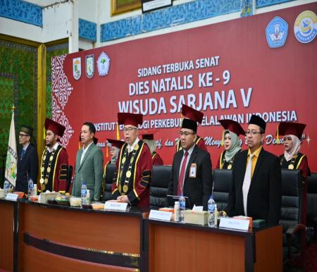 Sarjana ITP2I ke-5 dan Dies Natalis ke-9, Rektor Prof Dahril Lepas 43 Wisudawan