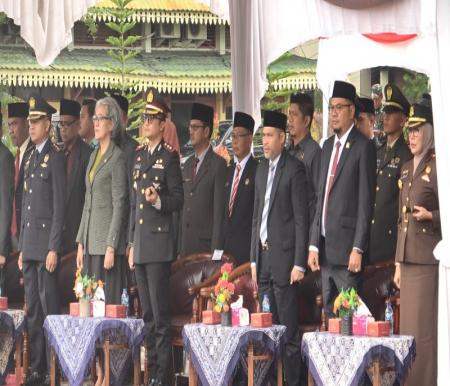 Upacara Hari Kesaktian Pancasila di Kantor Bupati Inhil (foto/ayendra)