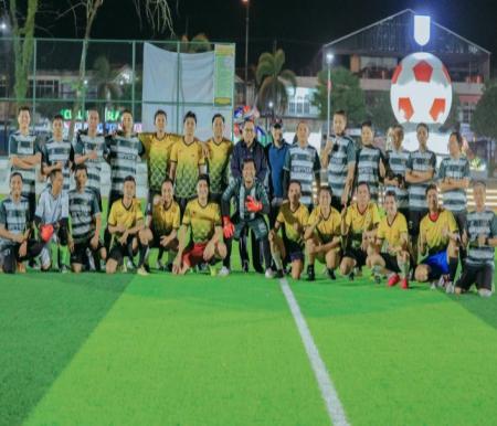 BRKS Pangkers dan Bappeda Pelalawan Jalin Silaturahmi Lewat Tanding Bola