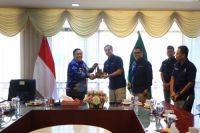 Plt Gubri, SF Hariyanto menerima audiensi PT Agrinas Palma Nusantara, bahas pemanfaatan untuk Riau (foto/ist)