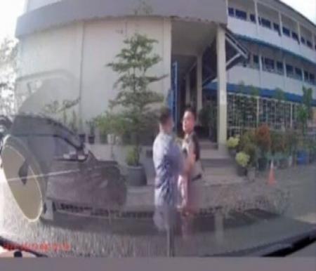 Viral Penganiayaan di Depan Sekolah As-Shofa, Polresta Pekanbaru Usut Pemobil Pukul Pejalan Kaki Gendong Balita