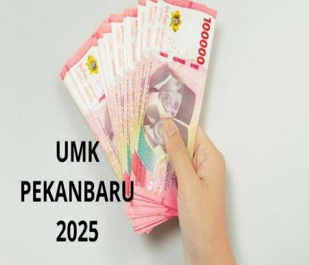 UMK Pekanbaru 2025 naik Rp 224 ribu lebih (foto/int)