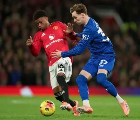 Gagal Manfaatkan Keunggulan Pemain, Manchester United Takluk 0-1 dari Everton