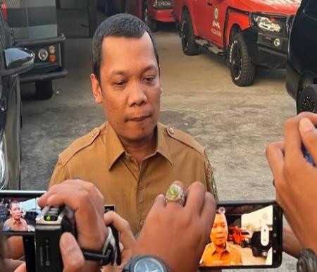 Mantan Sekretaris DPRD Riau, Muflihun diperiksa soal kasus dugaan korupsi SPPD fiktif (foto/rri)