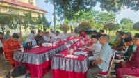 Bupati Pelalawan, Zukri bersama Sekda dan OPD membahas pelaksanaan kegiatan 1 Muharram 1448 Hijriah.(foto: andi/halloriau.com)