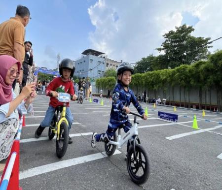 Living World Pekanbaru Gelar Pushbike Pertama untuk Anak-Anak dalam Rangkaian September Move