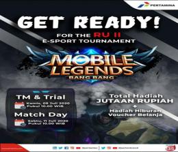 Turnamen Mobile Legends Esports Pertamina Dumai.