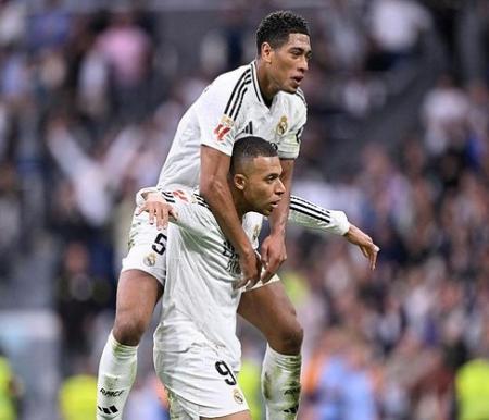 Real Madrid Tundukkan Celta Vigo 3-2, Mbappe Cetak Dua Gol