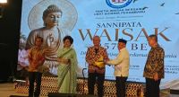 Ribuan umat Buddha padati Furaya Pekanbaru, Sannipata Waisak 2570 BE berlangsung meriah (foto/int)