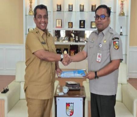 Zarman Chandra resmi ditunjuk sebagai Plh Sekda Pekanbaru (foto/dini)