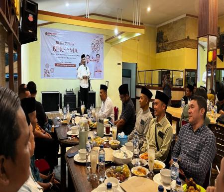 Asisten Bidang Perekonomian dan Pembangunan Setda Inhil, Junaidy Ismail saat memberikan sambutan (foto/Ayendra)