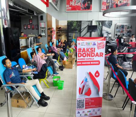 Capella Group mengadakan donor darah yang bekerja sama dengan Palang Merah (PMI) Kota Pekanbaru. (Foto: Istimewa)