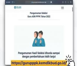 Ilustrasi pengumuman hasil seleksi PPPK guru tahun 2022 ditunda (foto/int)