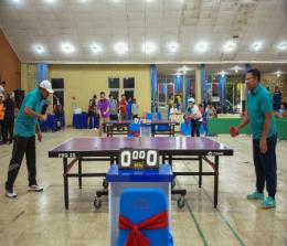 PT KPI RU Gelar Turnamen Pingpong Merdeka Cup 2022 Bagi Pekerja di Gedung Balai Pertemuan Sasana Suka, Senin (22/8/2022).