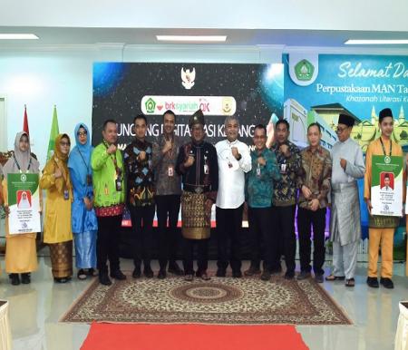 Bersama Walikota, BRK Syariah Luncurkan Digitalisasi Keuangan di MAN Tanjungpinang 
