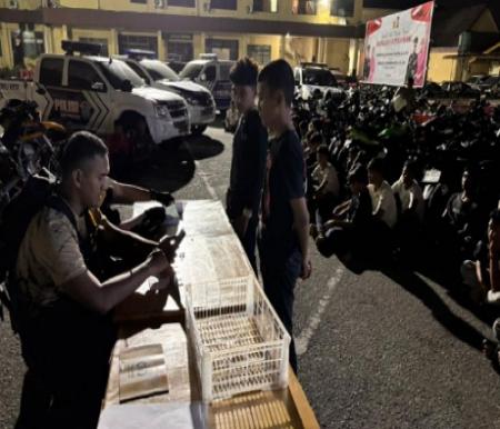 Sisir Titik Rawan Pekanbaru Tengah Malam, 28 Motor Berknalpot Brong Ditilang Polisi