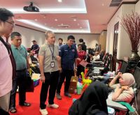 Keluarga Donor Darah (KDD) Riau Kompleks PT Riau Andalan Pulp and Paper (RAPP) kembali menggelar kegiatan donor darah di Unigraha Hotel, Sabtu (29/8/2026),