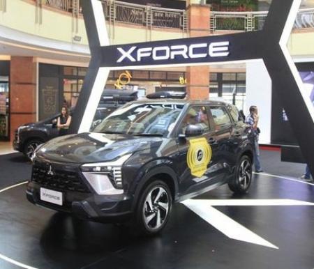Mitsubishi Xforce diluncurkan di Pekanbaru, Riau, Kamis (21/9). 