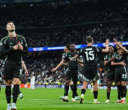 Arsenal Tumbangkan Real Madrid 2-1, Melaju ke Semifinal Liga Champions dengan Agregat 5-1