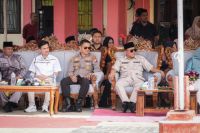 Bupati Kuansing, Suhardiman Amby saat hadiri pembukaan Pacu Jalur dan MTQ Riau 2026.(foto: ultra/halloriau.com)