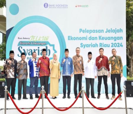 PT BRKS ikut berkontribusi dalam Program Jelajah Ekonomi dan Keuangan Syariah (EKSyar) Riau 2024 (foto/Yuni)