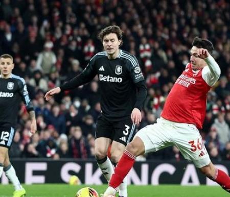 Dominasi Penuh di Emirates, Arsenal Hajar Aston Villa Empat Gol