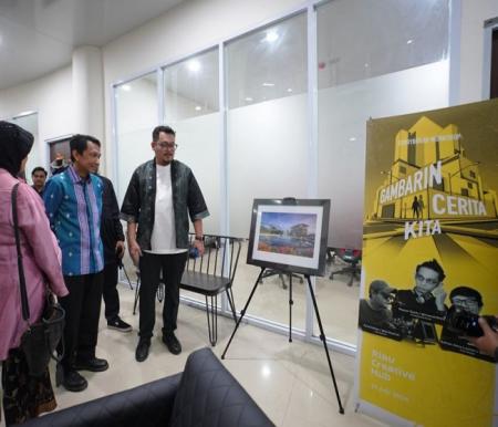Peresmian Riau Creative Hub di Pekanbaru, Riau.