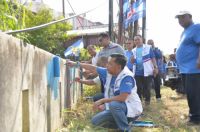 DPC Demokrat Terus Hadir di Masyarakat Bawa Gebrakan Langit Biru Indonesia Asri