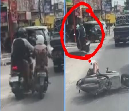Aksi Penjambretan di Jalan Lobak Pekanbaru Viral, Ini Kata Polisi