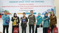 Program GANSING Pertamina EP Lirik sasar 18 anak stunting di Inhu.(foto: istimewa)