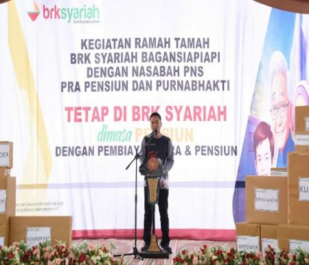 BRK Syariah Gelar Ramah Tamah Bersama Nasabah PNS Pra Pensiun dan Purnabakti di Bagansiapiapi