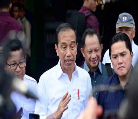 Presiden Jokowi saat Kunker ke Riau.(foto: sri/halloriau.com)
