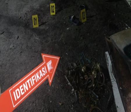 Pengusaha barang bekas ditemukan tewas bersimbah darah di Siak (foto/int)